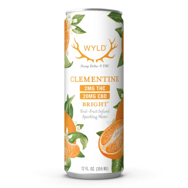 Low-Dose Clementine CBD:THC Sparkling Water | Bright