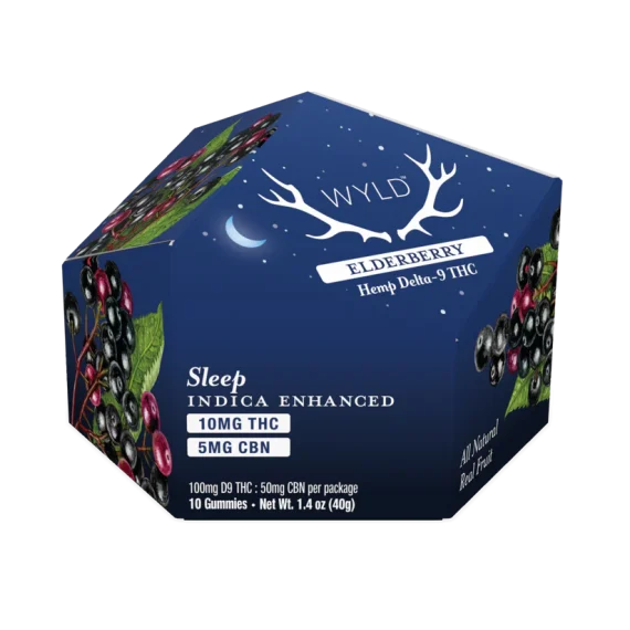 Elderberry 2:1 THC:CBN Gummies | Sleep