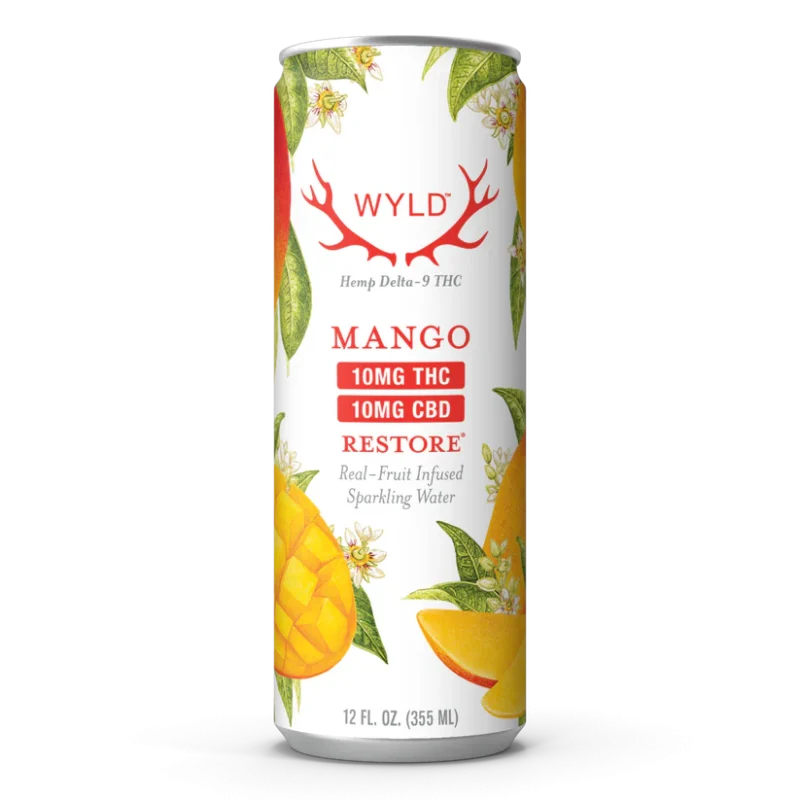 Mango THC:CBD Sparkling Water | Restore