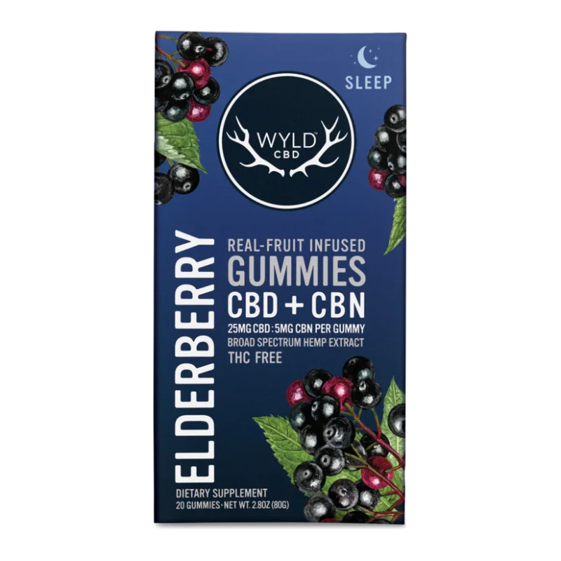 Elderberry CBD:CBN Gummies | CBD-Only
