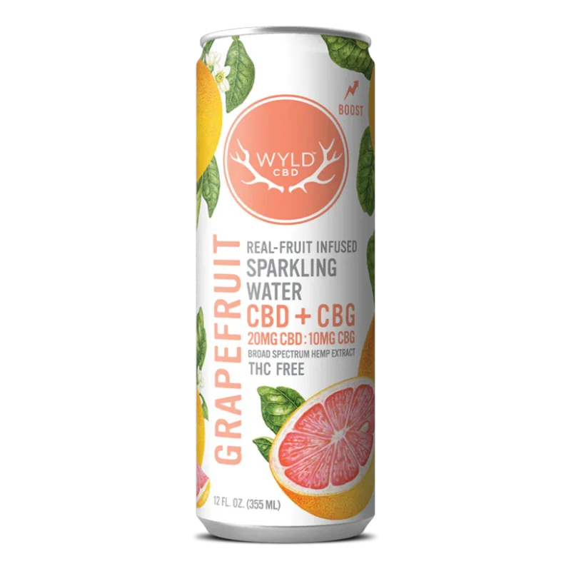 Grapefruit CBD:CBG Sparkling Water | CBD-Only