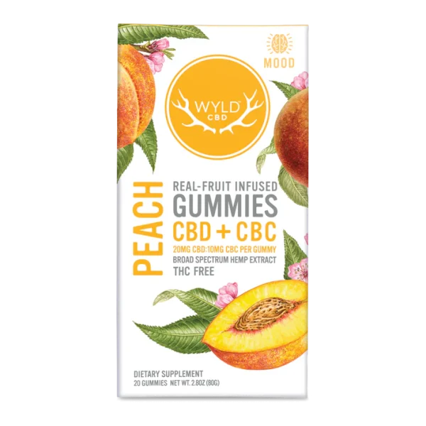 Peach CBD:CBC Gummies | CBD-Only