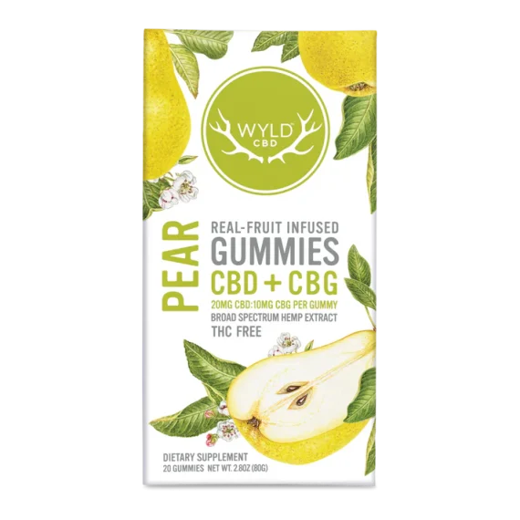 Pear CBD:CBG Gummies | CBD-Only