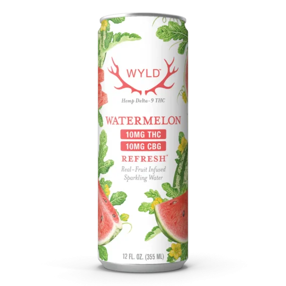 Watermelon THC:CBG Sparkling Water | Refresh