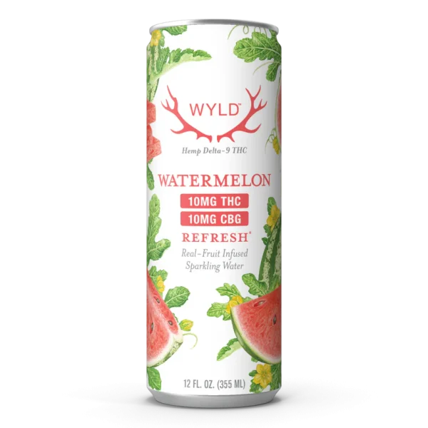 Watermelon THC:CBG Sparkling Water | Refresh