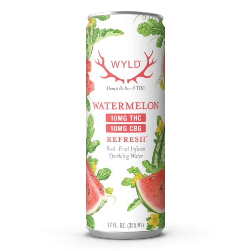 Watermelon THC:CBG Sparkling Water | Refresh